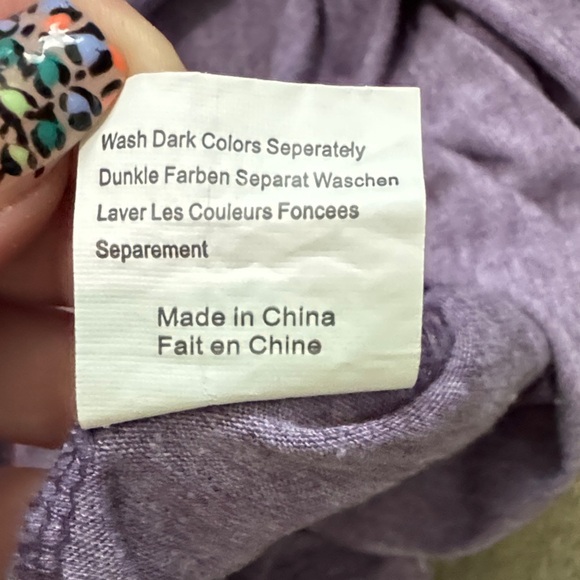 Locryz Purple V-Neck Dress - Picture 8 of 8